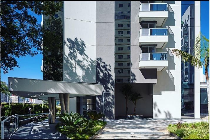 Fachada do edifício onde fica o escritório da Concepção Arquitetura, na Liberdade, São Paulo